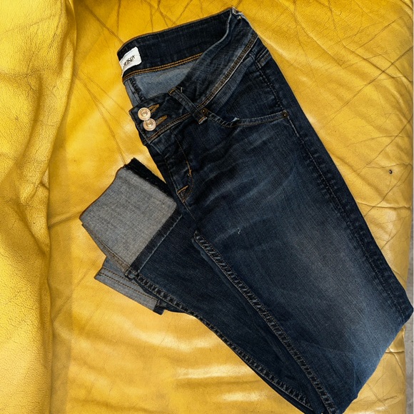 Hudson Jeans Denim - Hudson Jeans cuffed capri  Dark Blue Jeans